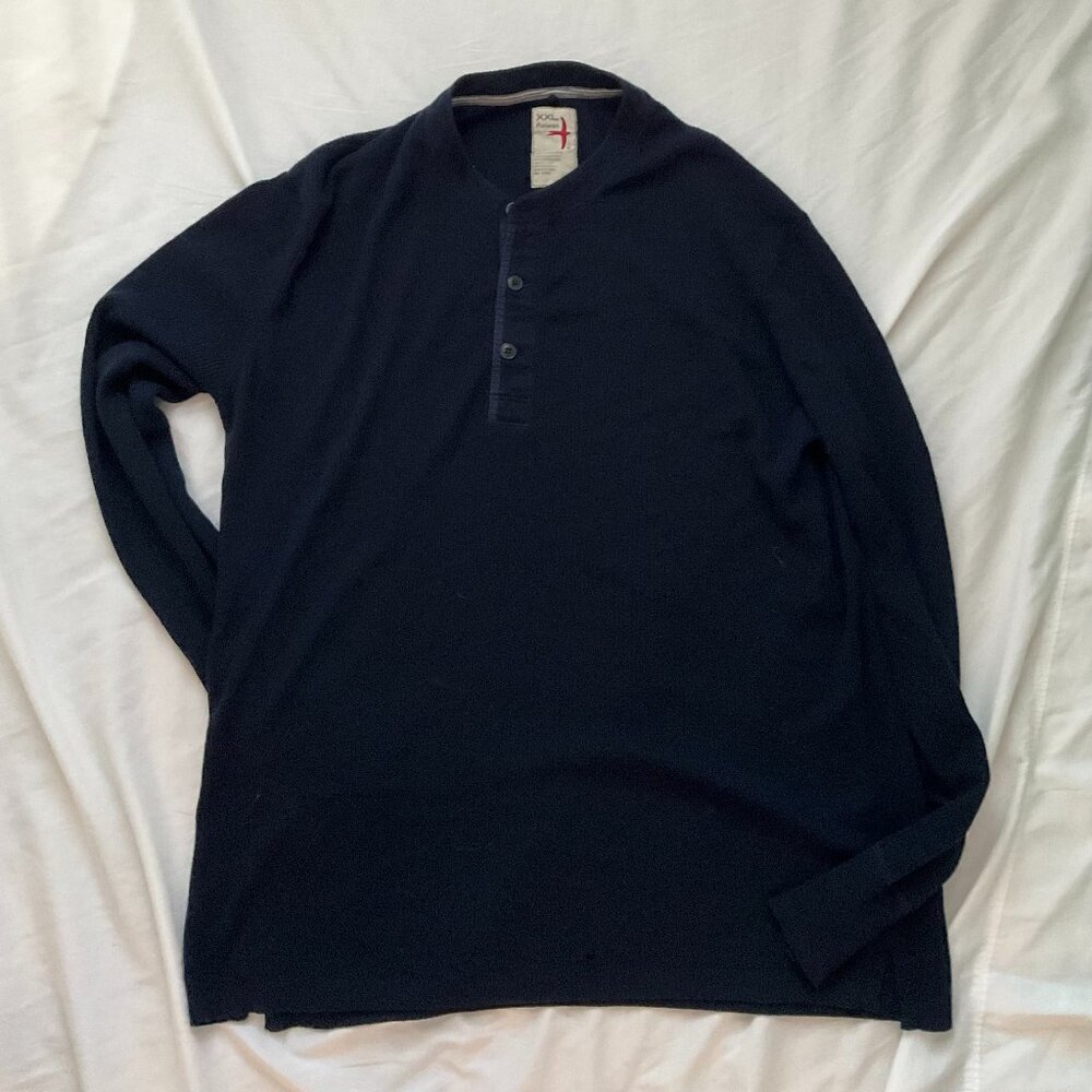Men's Navy Henley